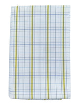 Raymond Amber White Checked Pure Cotton Shirt Fabric