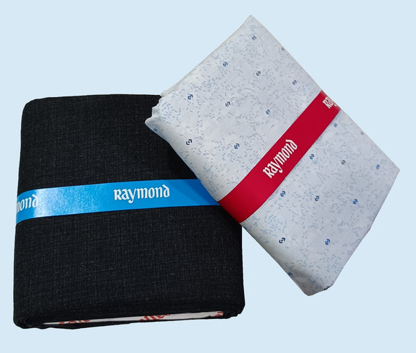 Raymond Unstitched Cotton Blend Shirt & Trouser Fabric Printed