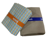 Raymond Cotton Blend Self Design Shirt & Trouser Fabric