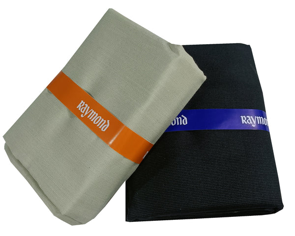 Raymond Cotton Blend Self Design Shirt & Trouser Fabric