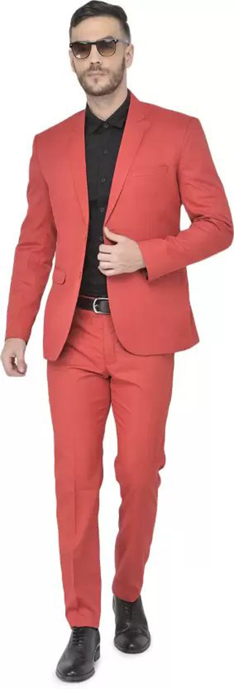 Mans Fab PolyViscose Rayon Solid Blazer