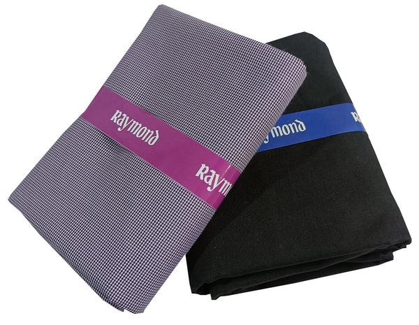 Raymond Pure Cotton Checkered Shirt & Trouser Fabric
