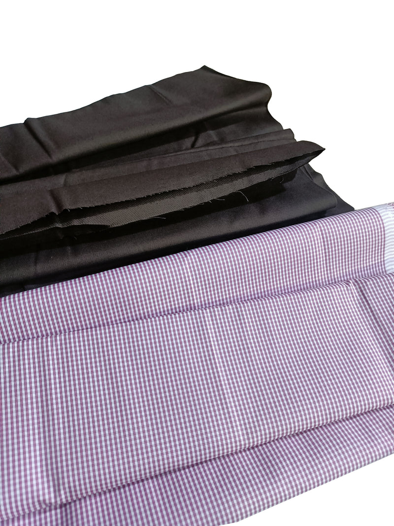 Raymond Pure Cotton Checkered Shirt & Trouser Fabric