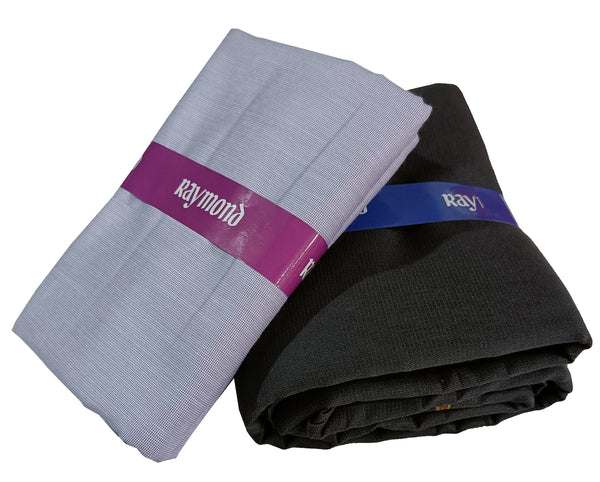 Raymond Pure Cotton Self Design Shirt & Trouser Fabric