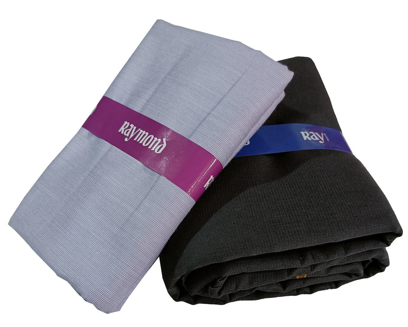 Raymond Pure Cotton Self Design Shirt & Trouser Fabric