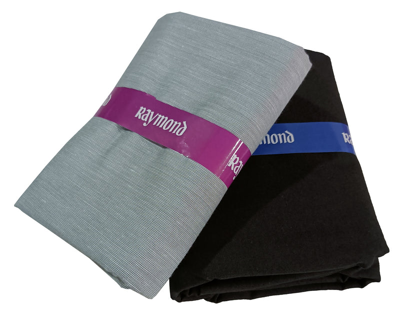 Raymond Pure Cotton Self Design Shirt & Trouser Fabric