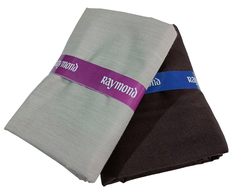 Raymond Pure Cotton Self Design Shirt & Trouser Fabric