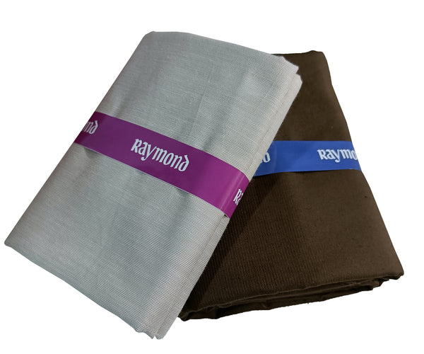 Raymond Pure Cotton Self Design Shirt & Trouser Fabric