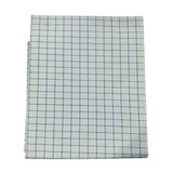 Raymond 100% Cotton Green Checked Shirt Fabric