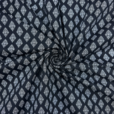 Giza Cotton Satin Flower Printed Shirting Fabric 1.60 Meter – Mans Fab