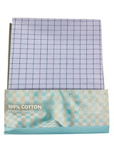 Raymond 100% Cotton Purple Checked Shirt Fabric