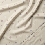 Giza Cotton Satin Small Print Shirting Fabric 1.60 Meter – Mans Fab