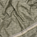 Giza Cotton Satin Mixed Print & Plain Shirting Fabric 1.60 Meter – Mans Fab