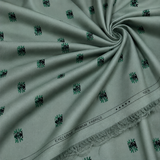 Giza Cotton Satin Small Print Shirting Fabric 1.60 Meter – Mans Fab