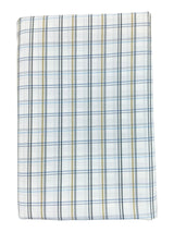 Raymond Amber White Checked Pure Cotton Shirt Fabric