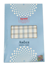 Raymond Amber White Checked Pure Cotton Shirt Fabric
