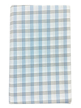 Raymond Amber White Checked Pure Cotton Shirt Fabric