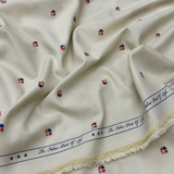 Giza Cotton Satin Printed Shirting Fabric 1.60 Meter – Mans Fab