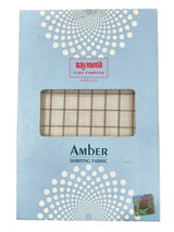 Raymond Amber White Checked Pure Cotton Shirt Fabric