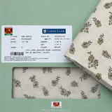Linen Club Printed Linen Fabric for Shirt | Premium Men’s Shirting Material 1.60 Meter