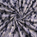 Giza Cotton Satin Small Print Shirting Fabric 1.60 Meter – Mans Fab