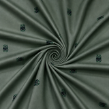 Giza Cotton Satin Small Print Shirting Fabric 1.60 Meter – Mans Fab
