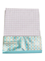 Raymond 100% Cotton Pink Checked Shirt Fabric