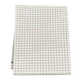 Raymond 100% Cotton White Checked Shirt Fabric