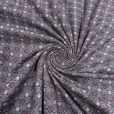 Giza Cotton Satin Flower Printed Shirting Fabric 1.60 Meter – Mans Fab
