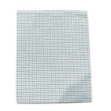 Raymond 100% Cotton White Checked Shirt Fabric