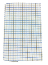 Raymond Amber White Checked Pure Cotton Shirt Fabric