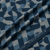 Giza Cotton Satin Mixed Print & Plain Shirting Fabric 1.60 Meter – Mans Fab