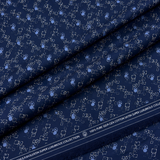 Giza Cotton Satin Small Print Shirting Fabric 1.60 Meter – Mans Fab