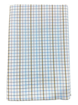 Raymond Amber White Checked Pure Cotton Shirt Fabric