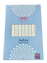 Raymond Amber White Checked Pure Cotton Shirt Fabric