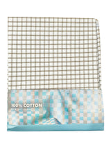 Raymond 100% Cotton White Checked Shirt Fabric