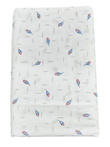 Raymond Men's White Printed PC Cotton Full Sleeve Shirt