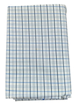Raymond Amber White Checked Pure Cotton Shirt Fabric