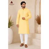 Aspen Premium Cotton Kurta Pajama Fabric Set | Embroidery Design | Functional & Party Wear