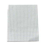 Raymond 100% Cotton White Checked Shirt Fabric