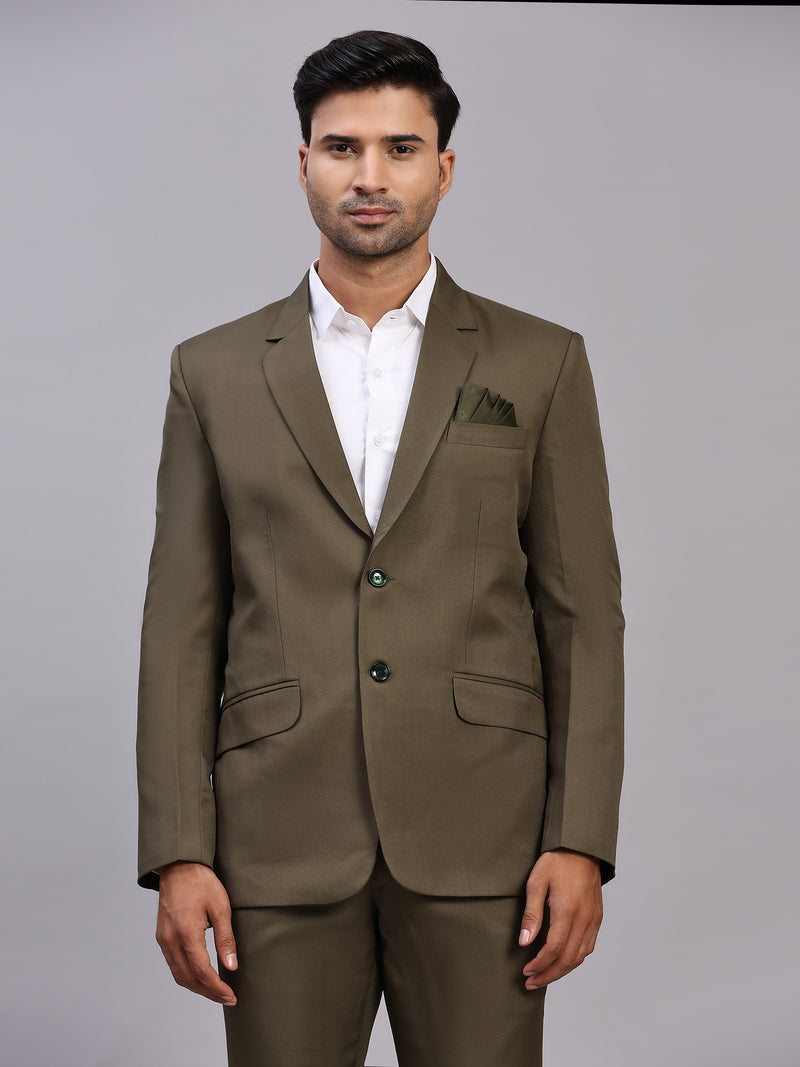 Mans Fab Men Single Breasted Solid Suit-01