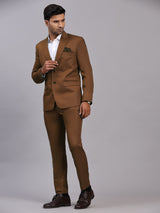 Mans Fab Men Single Breasted Solid Suit-015