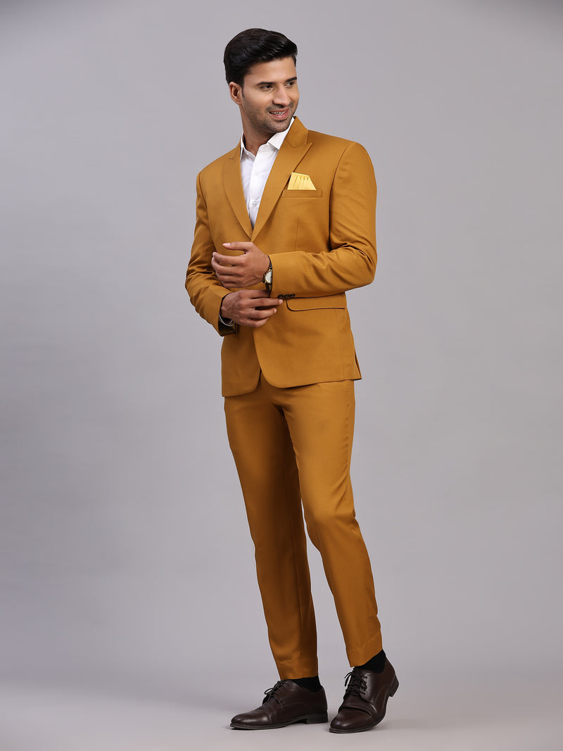 Mans Fab Men Single Breasted Solid Suit-04