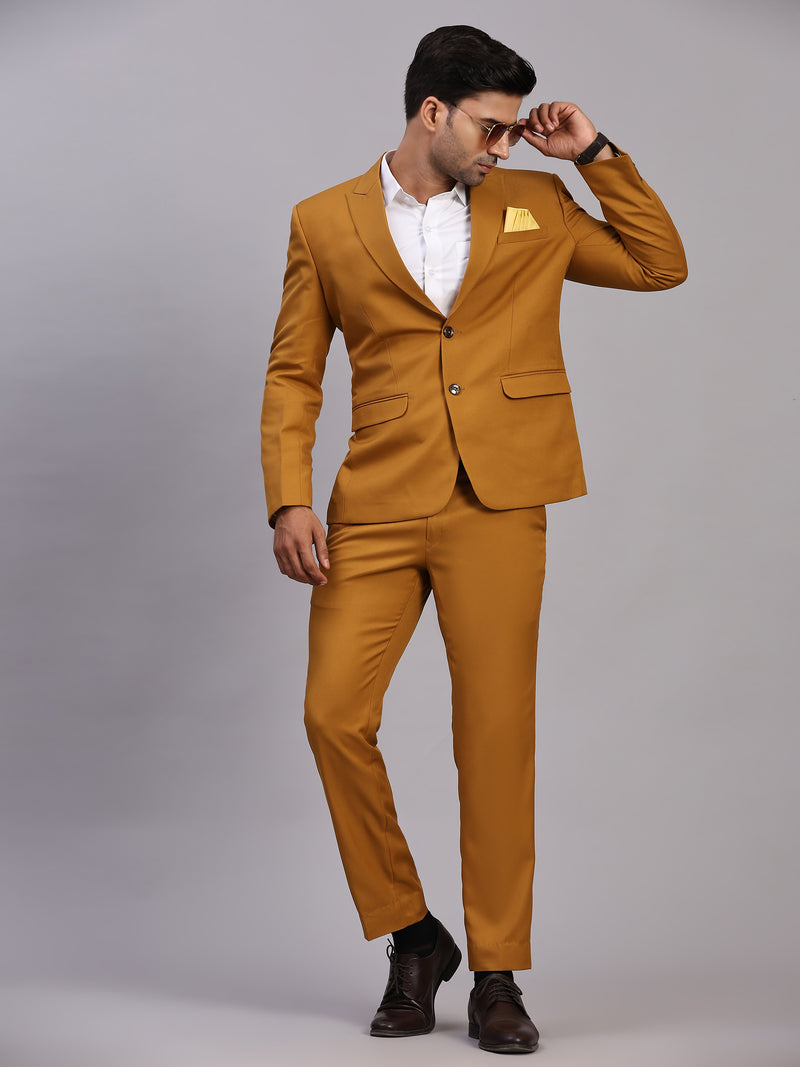 Mans Fab Men Single Breasted Solid Suit-04