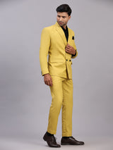 Mans Fab Men Double Breasted Solid Suit-07