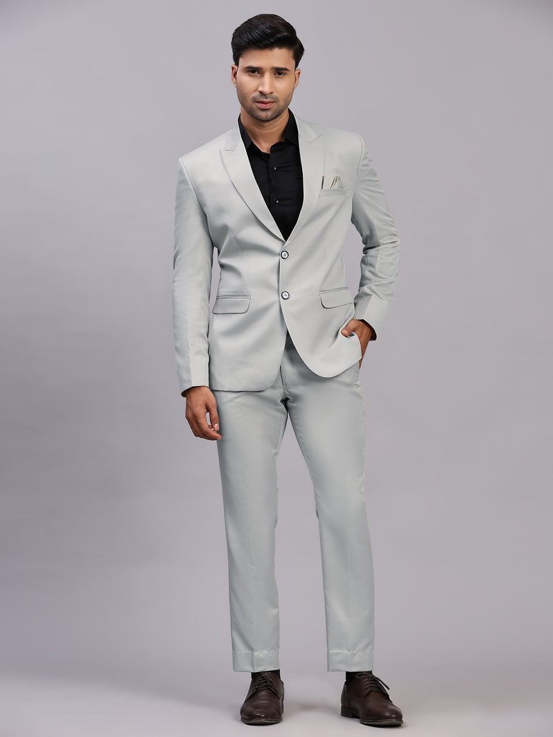 Mans Fab Men Single Breasted Solid Suit-017