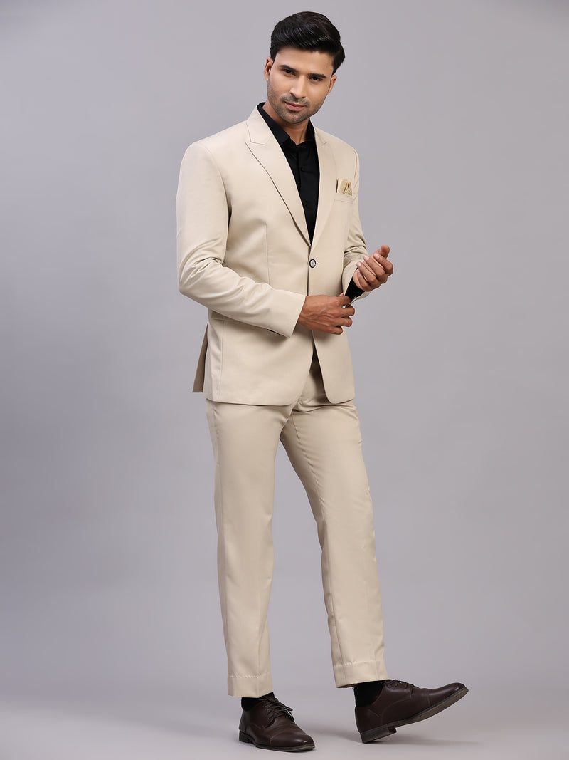 Mans Fab Men Single Breasted Solid Suit-08