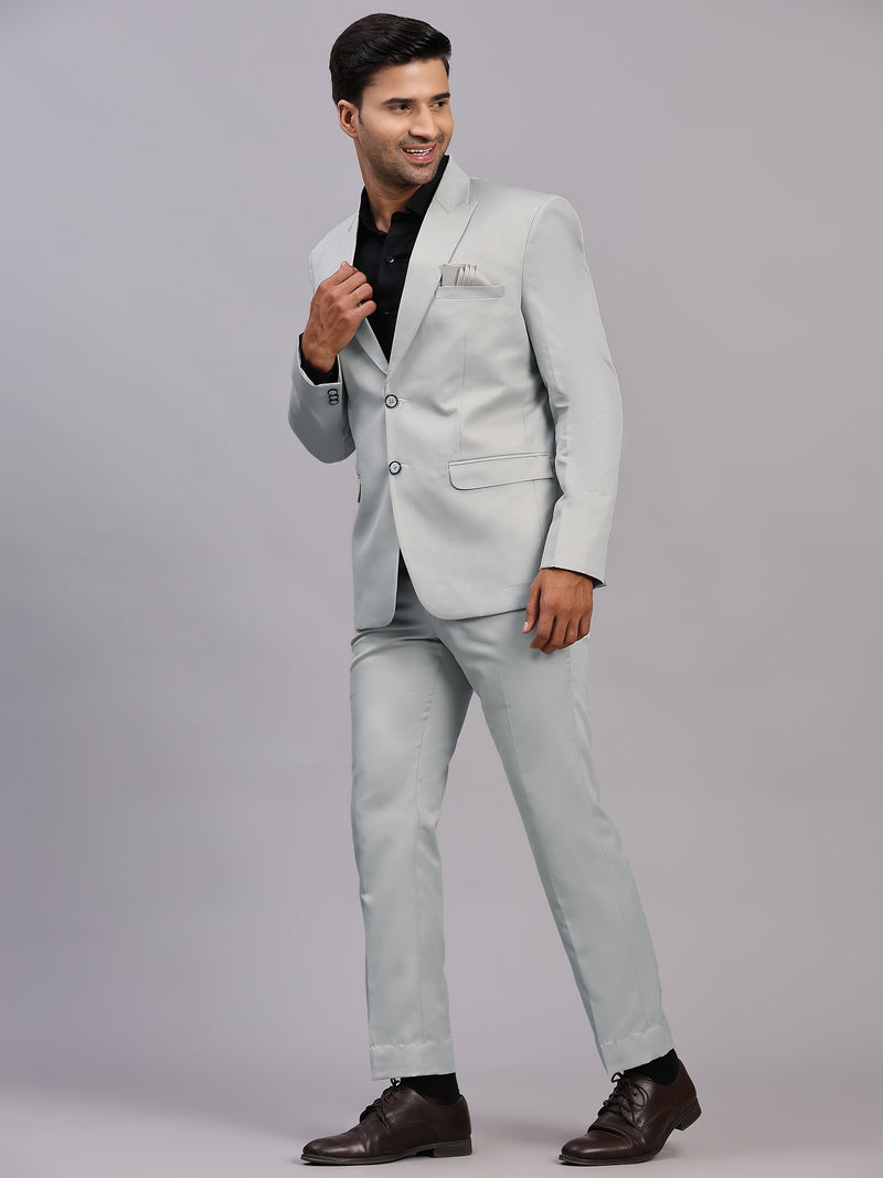 Mans Fab Men Single Breasted Solid Suit-017