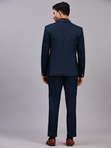 Mans Fab Men Single Breasted Solid Suit-011