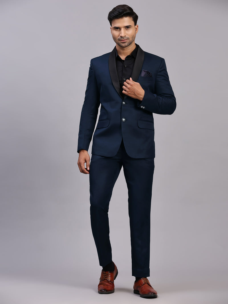 Mans Fab Men Single Breasted Solid Suit-011